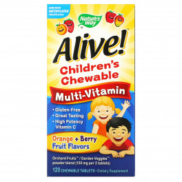 Nature`s Way Мультивитамины для детей жев 120 таб